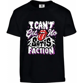 Pánské tričko Tričko I can't get no | Satisfaction Druh: Dětské, Barva: Černá, Velikost: 158-XL