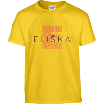 Pánské tričko Tričko Eliška Druh: Dětské, Barva: Žlutá, Velikost: 146-L