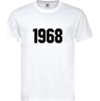 Pánské tričko Tričko Ročník 1968 Druh: Pánské, Barva: Bílá, Velikost: XL