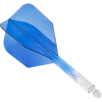 Příslušenství pro šipky Letky CONDOR AXE Small Gradient Clear Blue Medium