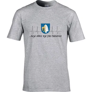 Pánské tričko Tričko ...moje srdce bije pro Druh: Pánské, Barva: Šedá, Velikost: S