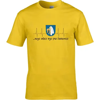 Dámské tričko Tričko ...moje srdce bije pro Druh: Dámské, Barva: Žlutá, Velikost: M