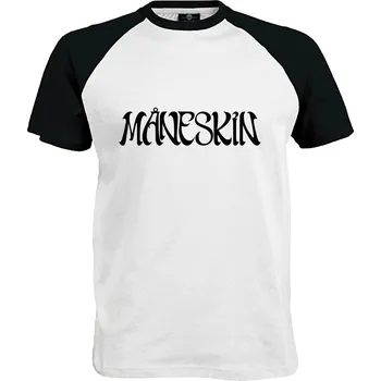 Pánské tričko Tričko Maneskin Druh: Pánské, Barva: Černo | Bílá, Velikost: M