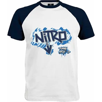 Pánské tričko Tričko Nitro Druh: Pánské, Barva: Navy | Bílá, Velikost: L