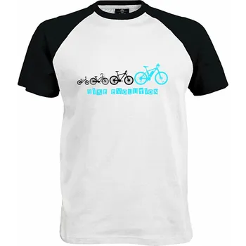 Pánské tričko Tričko Bike Evolution Druh: Pánské, Barva: Černo | Bílá, Velikost: S