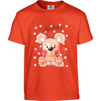 Chlapecké tričko Tričko Méďa Druh: Dětské, Barva: Oranžová, Velikost: 146-L