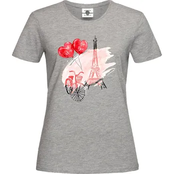 Pánské tričko Tričko I love you be mine Druh: Dámské, Barva: Šedá, Velikost: M