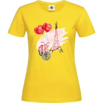 Pánské tričko Tričko I love you be mine Druh: Dámské, Barva: Žlutá, Velikost: L