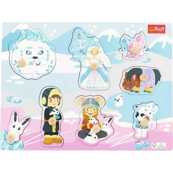 Dřevěná hračka Trefl vkládačka Ledový hrad