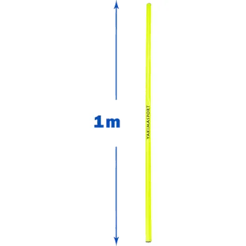Fotbalová tréninková pomůcka Tréninková tyč Yakimasport žlutá 100 cm
