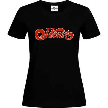 Dámské tričko Tričko Heart Druh: Dámské, Barva: Černá, Velikost: M
