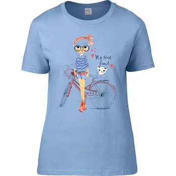 Dámské tričko Tričko My Best Friend Druh: Dámské, Barva: Růžová, Velikost: XL