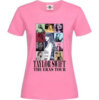 Tričko Taylor Swift | The Eras Tour Druh: Dámské, Barva: Růžová, Velikost: XL