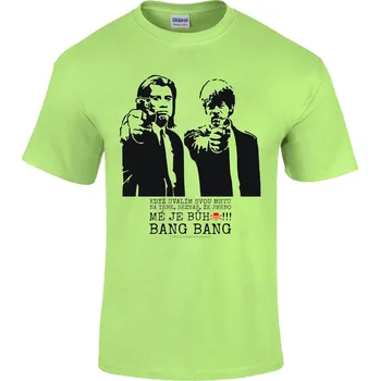 Pánské tričko Tričko Když uvalím svou mstu Druh: Dětské, Barva: Světle Zelená, Velikost: M