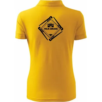 instalatér moje zbraně - Polokošile dámská Pique Polo - 2XL ( Žlutá )