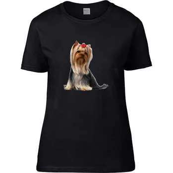 Dámské tričko Tričko Yorkshire Druh: Dámské, Barva: Černá, Velikost: S