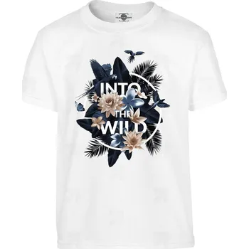 Pánské tričko Tričko Into the wild Druh: Dětské, Barva: Bílá, Velikost: 158-XL