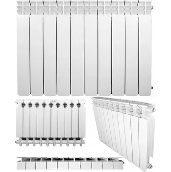 Radiátor Hliníkový radiátor Innovita 1208 W bílý 800 x 580 x 95 mm - boční připojení