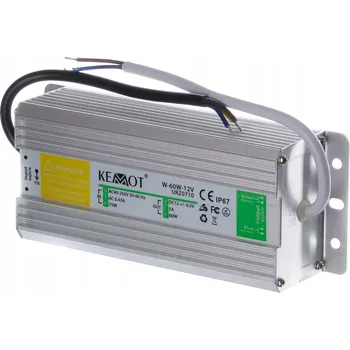 Napájecí zdroj pro osvětlení Napájecí zdroj pro diodový kabel W-60W-12V 5A IP67