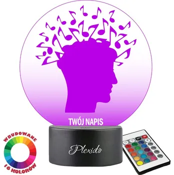 Lampička Plexido vícebarevná Noční lampa