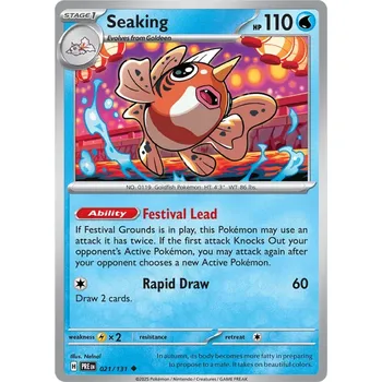 Sběratelská karetní hra Seaking 021/131 - Prismatic Evolutions Typ karty: Non-Holo