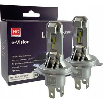 Autožárovka ŽÁROVKY H4 LED CANBUS 6000K ORIGINÁLNÍ VELIKOST 1:1 PLUG&PLAY E-VISION VÝKONNÉ