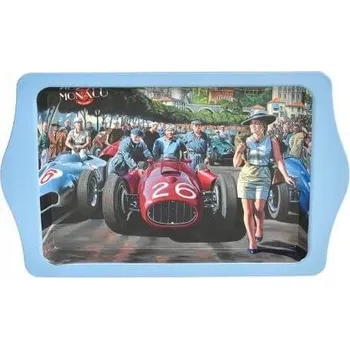 Kovová tácek s potiskem - Alberto Ascari