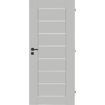 Interiérové dveře Interiérové dveře Naturel Perma pravé 60 cm šedá matná PERMASM60L