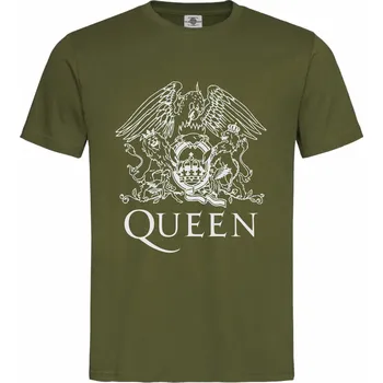 Pánská móda Tričko Queen Druh: Pánské, Barva: Khaki, Velikost: L