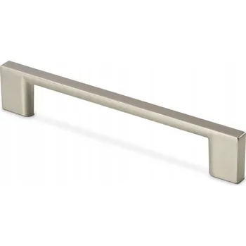 Nábytkové kování Nábytková úchytka klasická stříbrná matná 24 x 0,8 x 2,7 cm