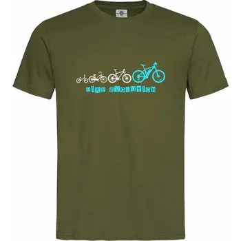 Pánské oblečení Tričko Bike Evolution Druh: Pánské, Barva: Khaki, Velikost: XL