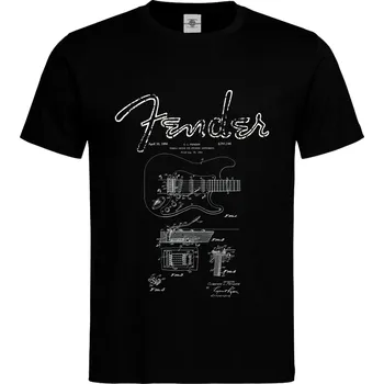 Pánské tričko Tričko Fender | Tremolo Device Druh: Pánské, Barva: Černá, Velikost: M