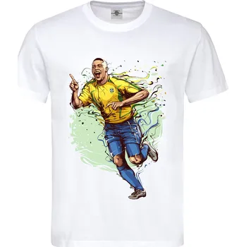 Pánské tričko Tričko Ronaldu Druh: Pánské, Barva: Bílá, Velikost: XL