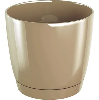 Květináč Květináč 15,5 cm plast béžový