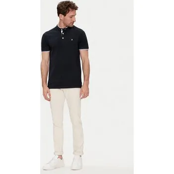 Pánská móda Jack & Jones Polokošile Paulos 12199711 Tmavomodrá Slim Fit XXL