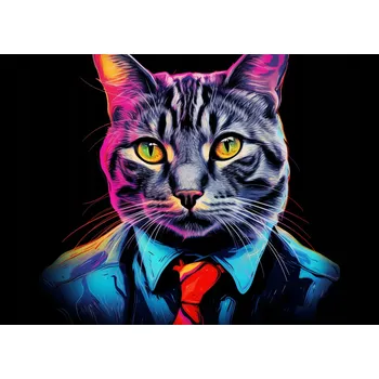 Plakát Plakát Barevný Byznyskot bez rámu 70 x 50 cm