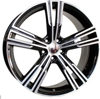 Alu kolo Alu kola Racing Line FE184, 19x8 5x108 ET42, černá + leštění