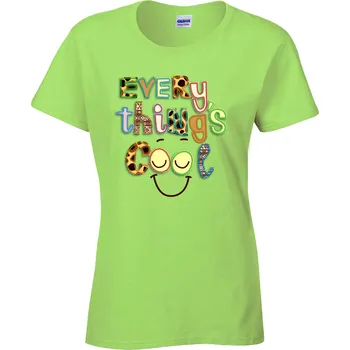 Dámské tričko Tričko Every thing's cool Druh: Dámské, Barva: Světle Zelená, Velikost: S