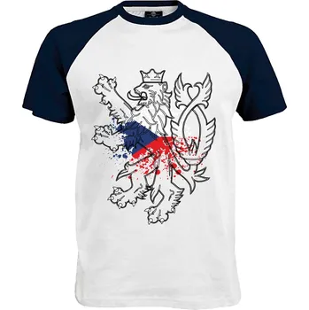 Pánské tričko Tričko Česko Druh: Pánské, Barva: Navy | Bílá, Velikost: XL