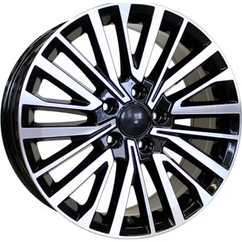 Alu kolo Alu kola Racing Line B1515, 18x8 5x120 ET50, černá + leštění (zátěžová)