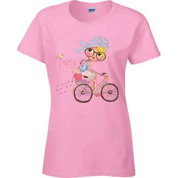 Dámské tričko Tričko Zamilovaná Druh: Dámské, Barva: Růžová, Velikost: XL