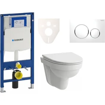 Bidet Cenově zvýhodněný závěsný WC set Geberit do lehkých stěn / předstěnová montáž+ WC Laufen Laufen Pro Nordic SIKOGES3H4