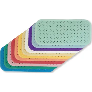 Protiskluzová podložka Rohož protiskluzová do sprchy modrá, 56 cm x 56 cm