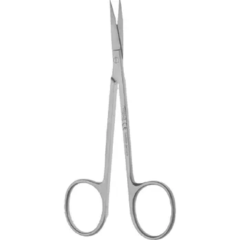 Kancelářské nůžky Nůžky oční zahnuté, ostré, délka 110 mm