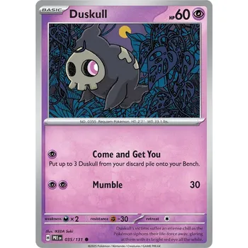 Karetní hra Duskull 035/131 - Prismatic Evolutions Typ karty: Non-Holo