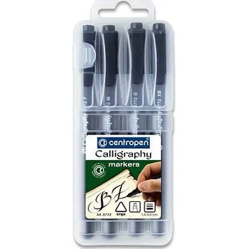 Centropen 8772 Calligraphy - kaligrafický popisovač - 4 šířky hrotů