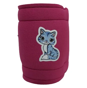 Fixační návlek vel. M na dia senzor dětský neoprenový růžový "kočka"