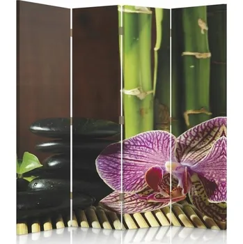 Paraván Oboustranná pokojová Paraván Feeby Zen 5 145x180 cm