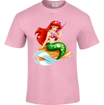 Pánské tričko Tričko Arielle Druh: Dětské, Barva: Růžová, Velikost: 158-XL