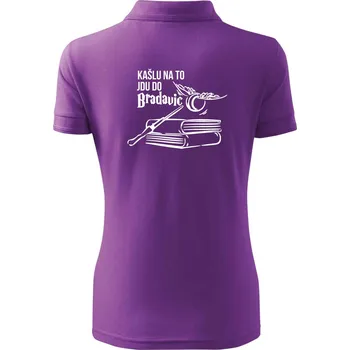 Kašlu na to, jdu do Bradavic - Polokošile dámská Pique Polo - XL ( Fialová )